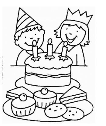 Cách vẽ bữa tiệc sinh nhật đơn giản nhất
