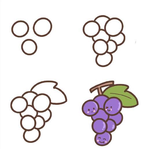 Cách vẽ trái cây dễ thương nhất (ảnh 2)
