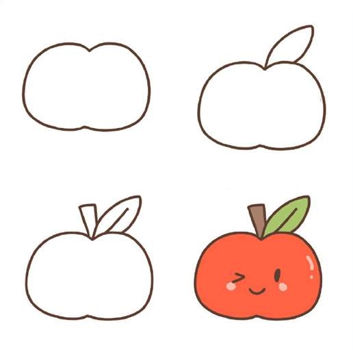 Cách vẽ trái cây dễ thương nhất (ảnh 4)