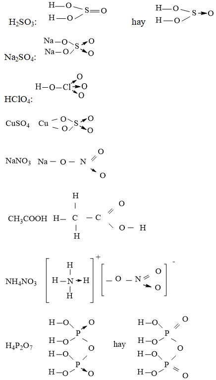 [CHUẨN NHẤT] Cách viết công thức cấu tạo của các phân tử? (ảnh 9)