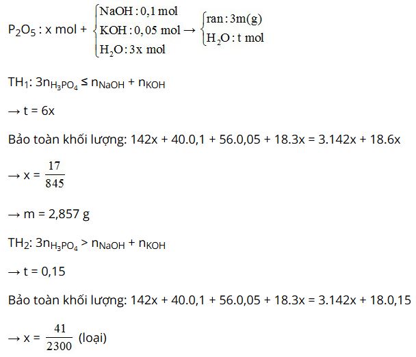 Cân bằng phương trình P2O5 + NaOH → H3PO4