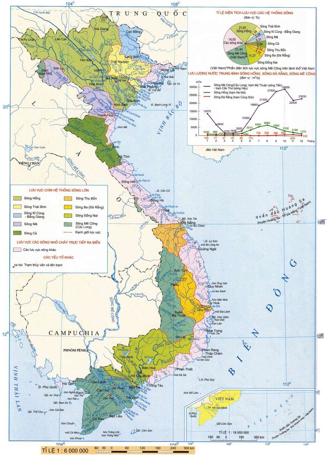 [CHUẨN NHẤT] Căn cứ vào Atlat Địa lí Việt Nam trang 10, sông nào sau đây thuộc hệ thống lưu vực Sông Hồng