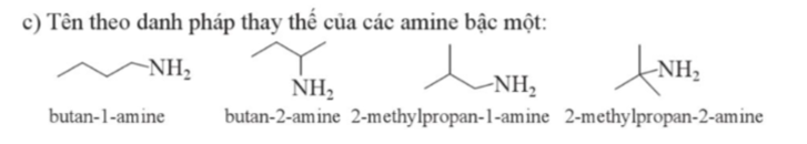 Câu 5.12. Cho các amine là đồng phân cấu tạo của nhau có cùng công thức phân tử C₄H₁₁N.