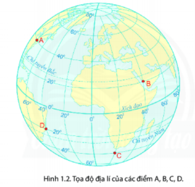 [Chân trời sáng tạo] Giải Địa lí 6 Bài 1: Hệ thống kinh, vĩ tuyến và tọa độ địa lí (ảnh 3)
