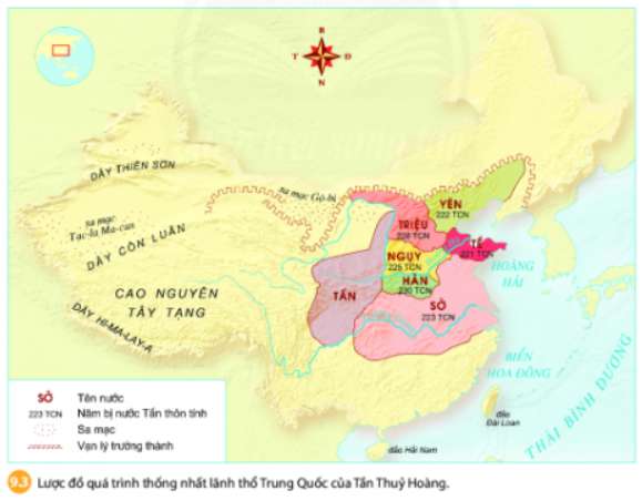 [Chân trời sáng tạo] Giải Lịch Sử 6 Bài 9: Trung Quốc từ thời cổ đại đến thế kỉ VII (ảnh 1)