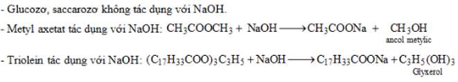 Chất nào sau đây tác dụng với dung dịch NaOH sinh ra Glixerol?