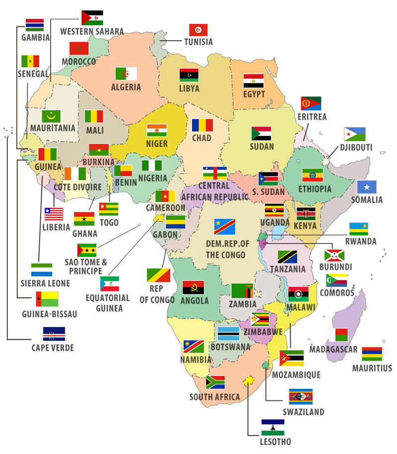 Châu Phi có bao nhiêu nước