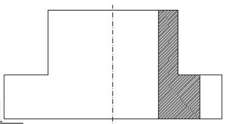 Cho hai hình chiếu một vật thể (Hình 10.17). Hãy vẽ hình cắt một nửa B - B.