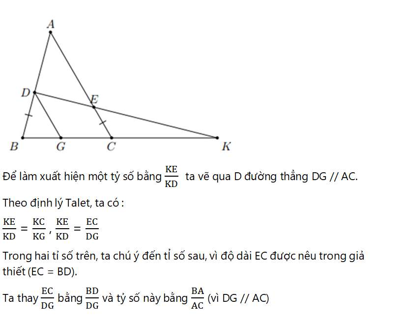 Cho hình chữ nhật ABCD có AB = 8cm, BC = 6cm. Vẽ đường cao AH của tam giác ADB (ảnh 5)