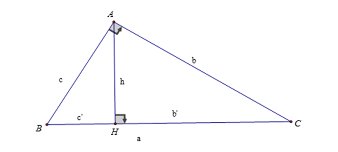 Cho tam giác ABC vuông tại A, đường cao AH, AB = 3cm, BC = 6cm (ảnh 5)