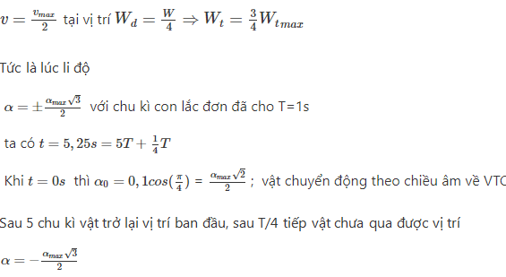 [CHUẨN NHẤT]    Chu kì của con lắc đơn bằng tần số của thế năng (ảnh 7)