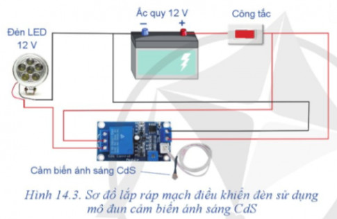 Soạn Công nghệ 8 Cánh Diều Bài 14: Lắp ráp mạch điều khiển đơn giản trong sử dụng mô đun cảm biến 