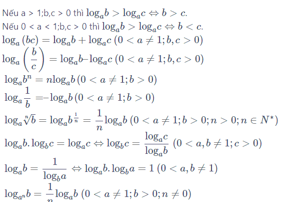 [ĐÚNG NHẤT] Công thức đổi cơ số logarit (ảnh 3)