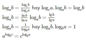 Công thức hàm logarit hay nhất (ảnh 7)