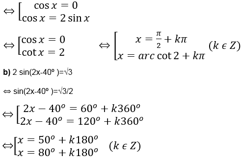 Công thức hàm số lượng giác 11 hay nhất (ảnh 18)