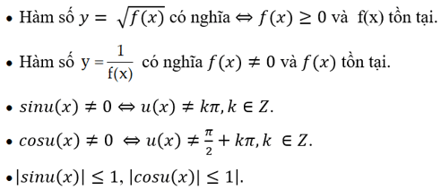 Công thức hàm số lượng giác 11 hay nhất (ảnh 3)