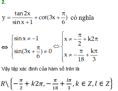 Công thức hàm số lượng giác 11 hay nhất (ảnh 6)