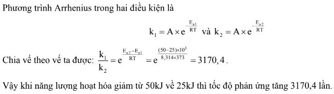 Phương trình Arrhenius -  Khái niệm, công thức và bài tập về Phương trình Arrhenius