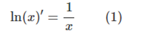 [ĐÚNG NHẤT] Đạo hàm của lnx là? (ảnh 2)