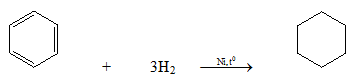 Benzen ra xiclohexan là một quá trình tổng hợp hóa học, có phản ứng nào xảy ra trong quá trình này?
