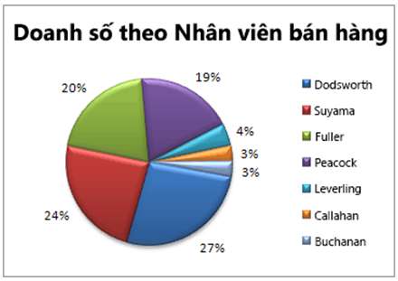 Để mô tả tỉ lệ của giá trị dữ liệu so với tổng thể người ta thường dùng dạng biểu đồ nào