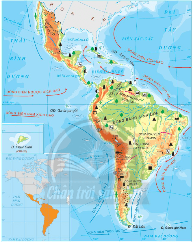 Soạn Địa lí 11 Chân trời sáng tạo Bài 8: Tự nhiên, dân cư, xã hội, và kinh tế Mỹ Latinh 