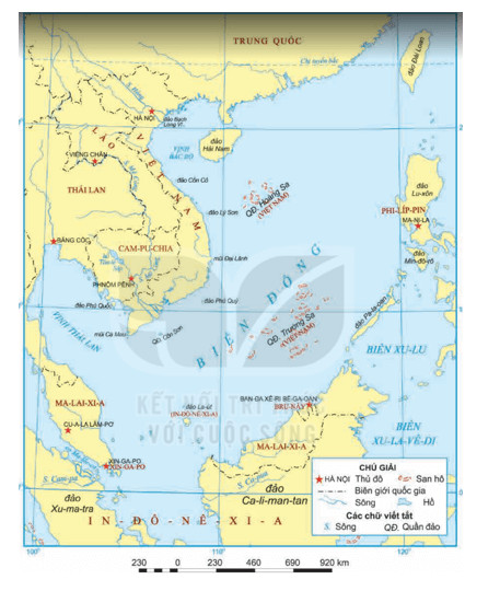 Soạn Địa lí 8 Bài 11: Phạm vi Biển Đông. Vùng biển đảo và đặc điểm tự nhiên vùng biển đảo Việt Nam 