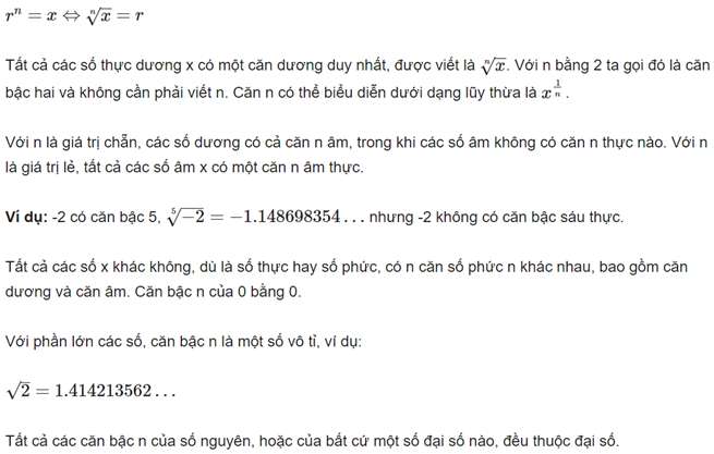 [CHUẨN NHẤT] Định nghĩa, công thức khai căn bậc 2, bậc 3, bậc n (ảnh 10)