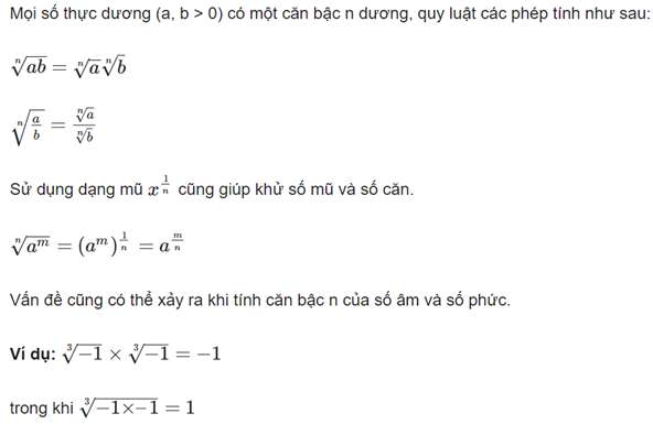 [CHUẨN NHẤT] Định nghĩa, công thức khai căn bậc 2, bậc 3, bậc n (ảnh 11)