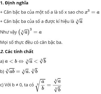 [CHUẨN NHẤT] Định nghĩa, công thức khai căn bậc 2, bậc 3, bậc n (ảnh 3)