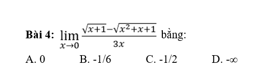 Định nghĩa giới hạn vô cực của hàm số và bài tập (ảnh 7)