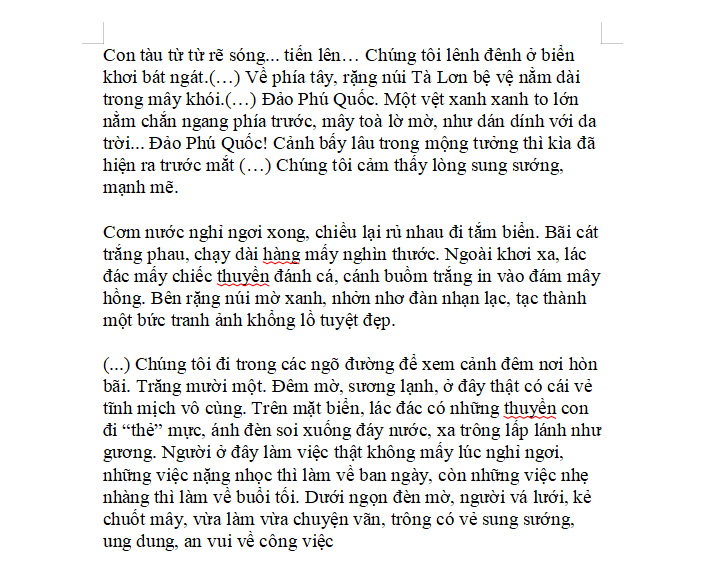 Đọc hiểu Chơi Phú Quốc - ảnh 1
