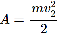 Động năng của vật khối lượng m chuyển động với vận tốc v là (hình 4)