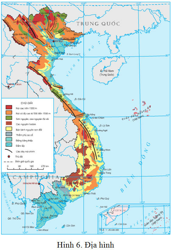 Dựa vào Atlat Địa lý Việt Nam trang 13, cho biết dãy núi nào sau đây không chạy theo hướng tây bắc- đông nam