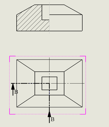 Đường bao của phần uốn lượn được vẽ bằng (Hình 10)