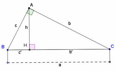 Đường cao trong tam giác vuông có tính chất gì? (ảnh 5)