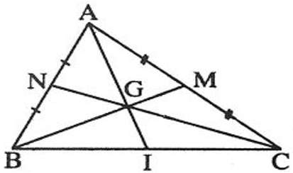 Làm thế nào để vẽ đường trung tuyến của một tam giác?