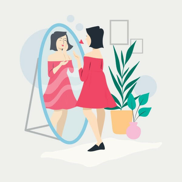Em có đồng tình với ý kiến “Có một gương mặt đẹp soi vào gương quả là hạnh phúc”