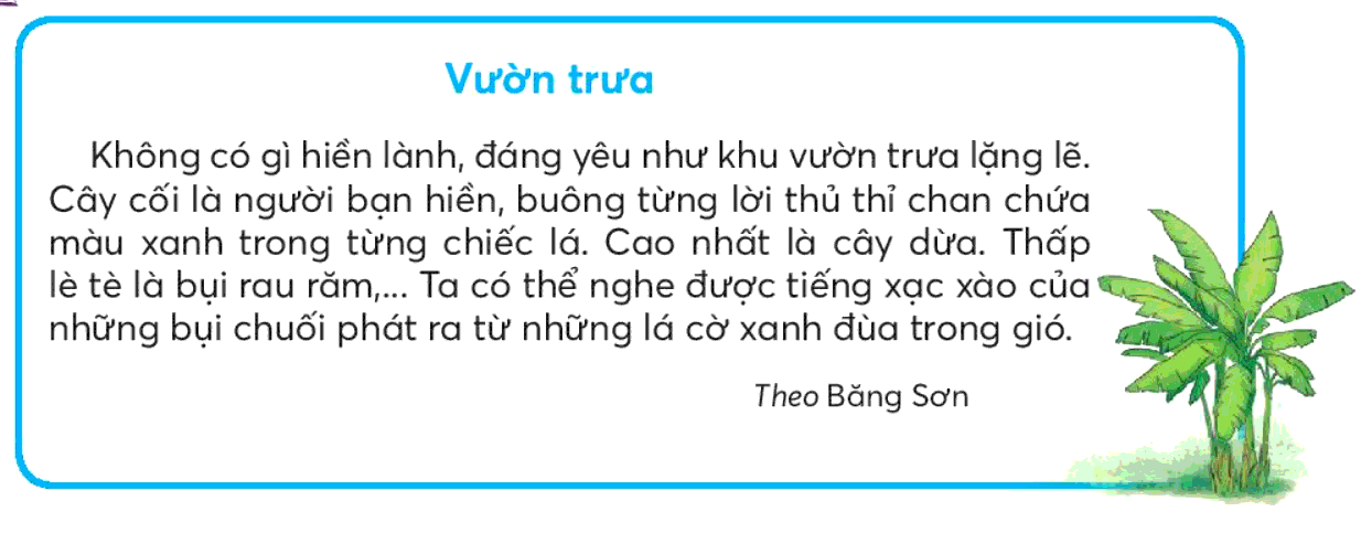 Trả lời câu hỏi Bài 3: Như có ai đi vắng Tiếng Việt lớp 3 - Sách mới Chân Trời Sáng Tạo (ảnh 2)
