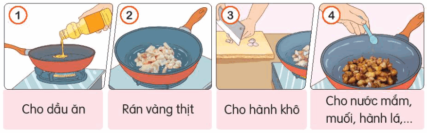 Trả lời câu hỏi Bài 6: Tập nấu ăn Tiếng Việt lớp 3 - Sách mới Kết nối tri thức (ảnh 6)