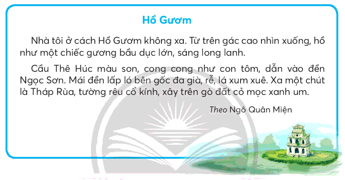 Trả lời câu hỏi Ôn tập cuối học kì I Tiếng Việt lớp 3 - Sách mới Chân Trời Sáng Tạo (ảnh 9)