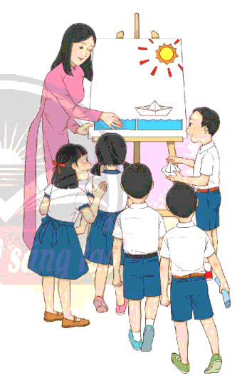 Trả lời câu hỏi Tập 1 Bài 3: Bàn tay cô giáo Tiếng Việt lớp 3 - Sách mới Chân Trời Sáng Tạo (ảnh 2)