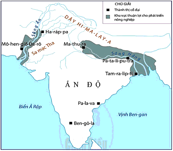 Hai con sông lớn góp phần quan trọng tạo nên nền văn minh Ấn Độ là?