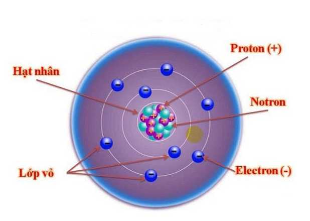 Hạt nhân nguyên tử là thành phần của cấu tạo nên nguyên tử (ảnh 3)