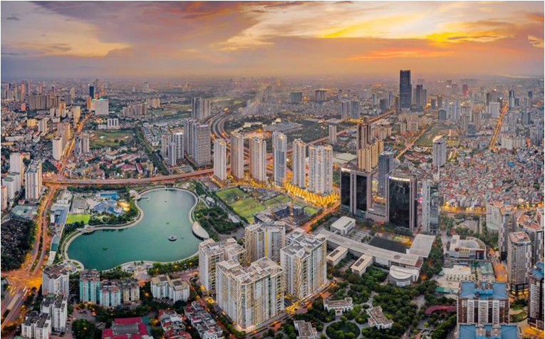 Hãy trình bày đặc điểm đô thị hoá ở thành phố Hà Nội