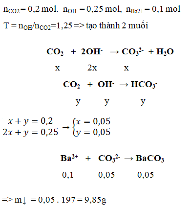 Hoàn thành PTHH Ca(OH)2 + NaHCO3 (ảnh 2)