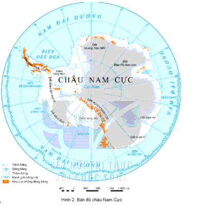 Kể tên các tài nguyên thiên nhiên ở châu Nam Cực?