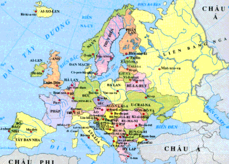 Khu vực Nam Âu gồm những quốc gia nào?