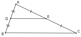 Lý thuyết đường trung bình của tam giác, của hình thang (ảnh 2)
