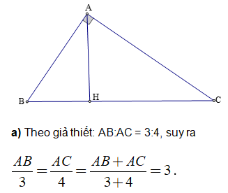 Lý thuyết một số hệ thức về cạnh và đường cao trong tam giác vuông (ảnh 3)